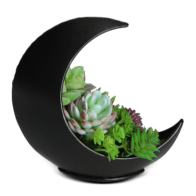 Copy of Table Planter - Candle Holder - Desk Moon Planter – Boho Planters for Indoor Plants, Succulents, Air Plant, Cactus, Faux, Artificial Plants -Witchy Gifts for Women, Birthdays, Plant Lovers Oakadoaks