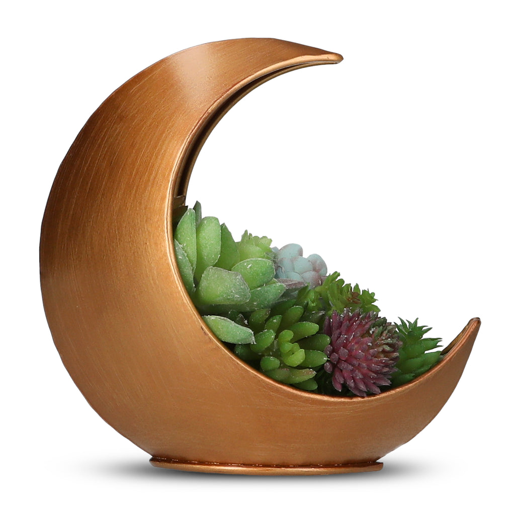 Table Planter - Candle Holder - Desk Moon Planter – Boho Planters